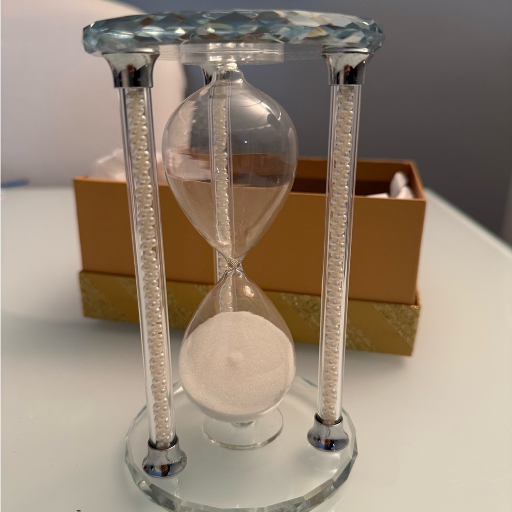 NEW Elegant Glass Hourglass Timer